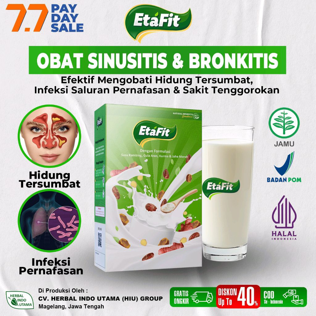 

Paket 2Box Etafit Susu Kambing - Obat Sesak Nafas Asma Paru Paru Tbc Bronkitis