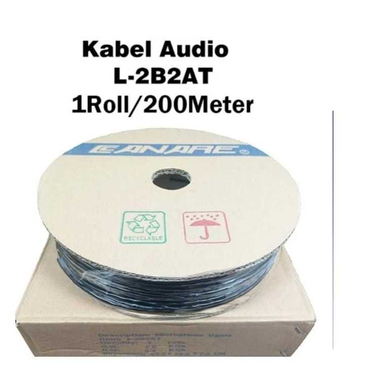 RH8241 kabel audio canare kecil 200m 200meter l2b2at stereo1 roll 1roll - canare by PCM LTC GLODOK