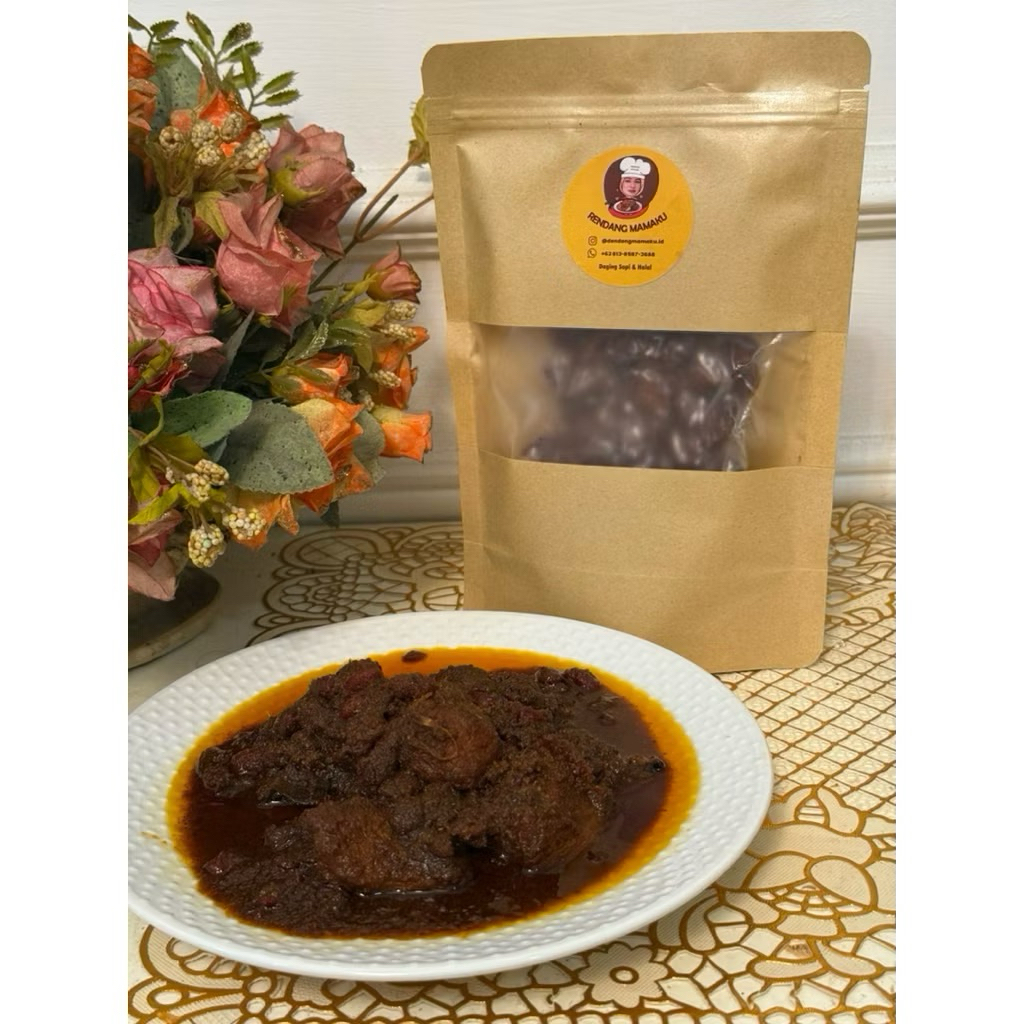 

Rendang Solok 375 gram Bonus sambal dendeng kuah lambok (75 gr)