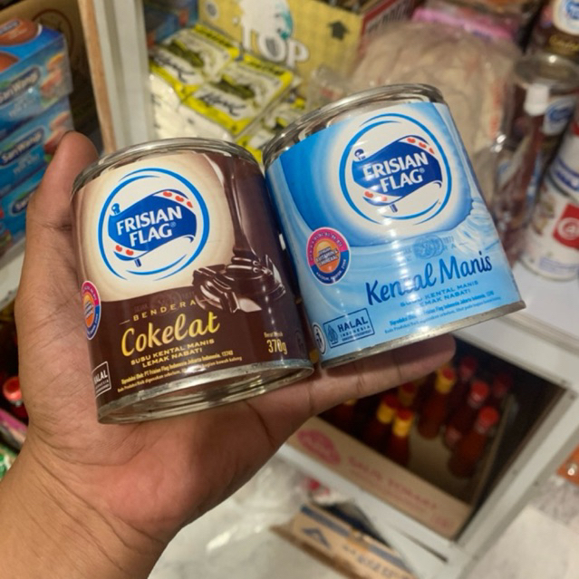 

Jual Susu Frisian Flag Kaleng Kental Manis dan Coklat 370g Harga Murah!!