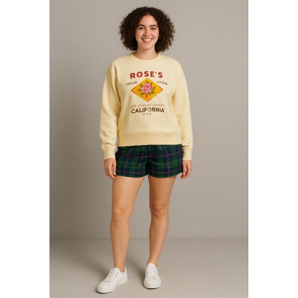 Sweater Wanita Old Navy California – Crewneck Lengan Panjang Nyaman & Stylish