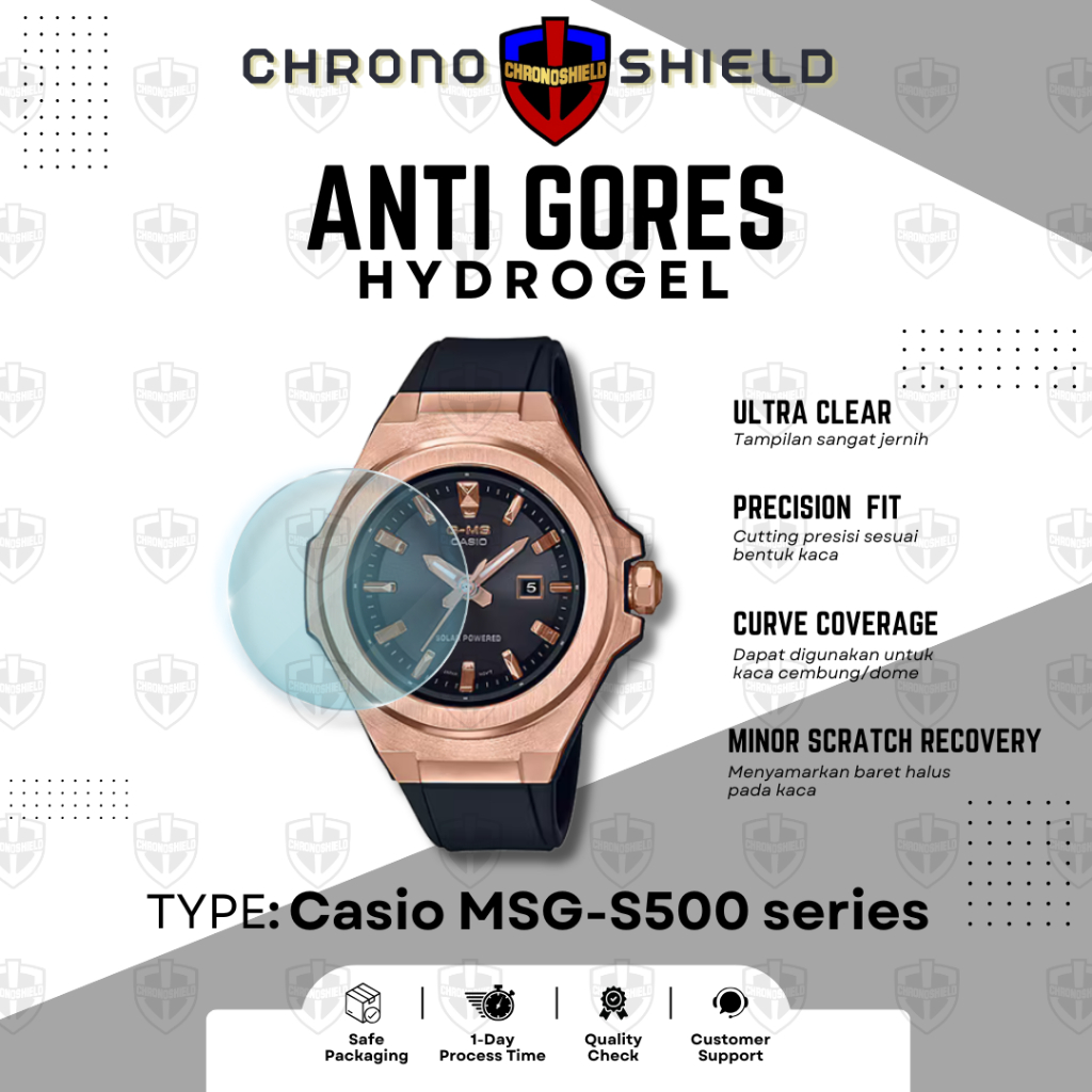 Anti Gores Hydrogel Casio Baby G MSG S500