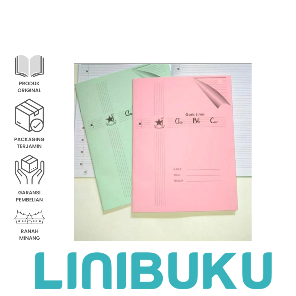 

BUKU TULIS TEGAK BERSAMBUNG 3 BARIS DAN 5 BARIS SATUAN ATAU PCS