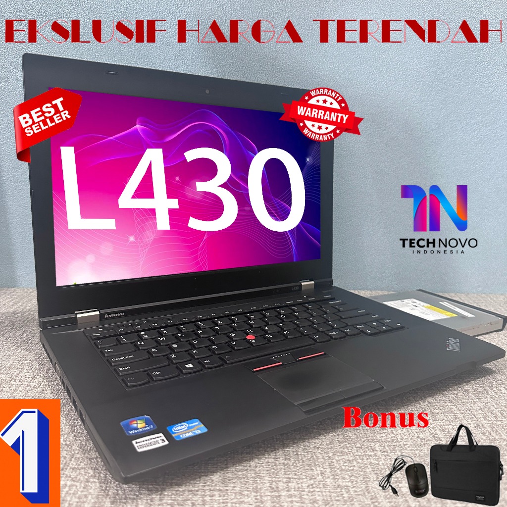 Laptop LENOVO ThinkPad L420 L430 I7 I5 14inch Peningkatan baru laptop Buku kantor komersial bekas Mu