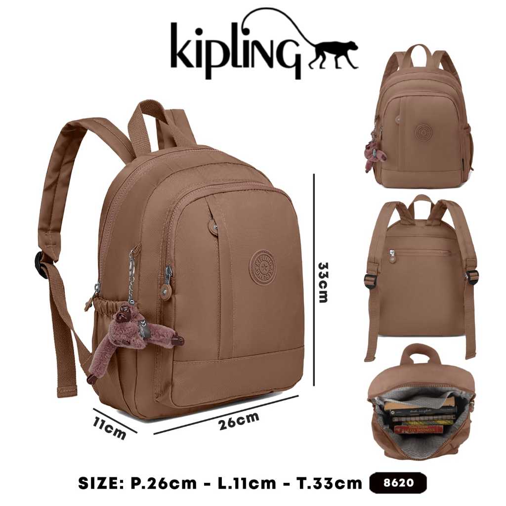 TAS RANSEL KIPLING WANITA / BACKPACK WANITA / TAS SEKOLAH / TAS PUNGGUNG / KP 8620