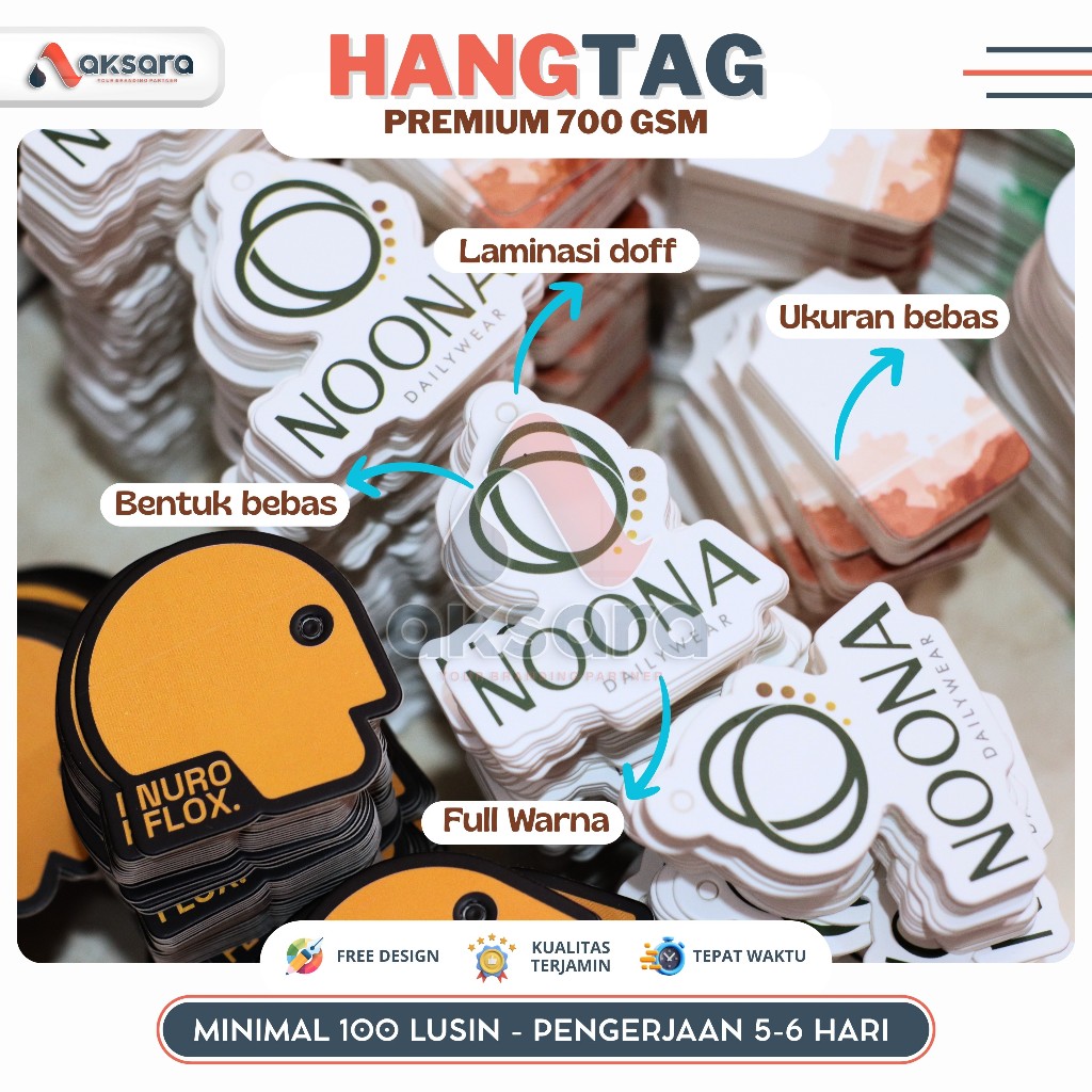 HANGTAG CUSTOM 700GSM merk baju,hangtag ivory,hangtag kertas,hangtag tebal,hangtag custom,hangtag