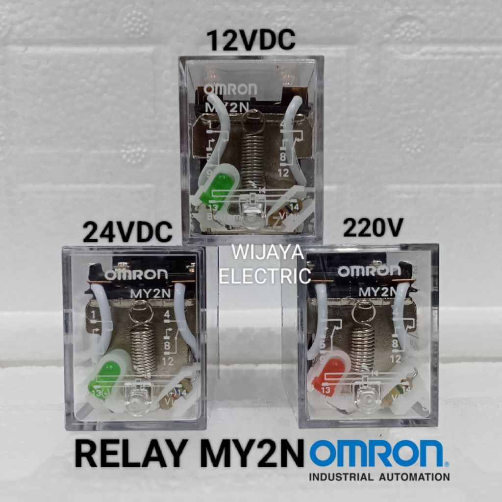 relay Omron my2 my2n 12vdc 8kaki 5a