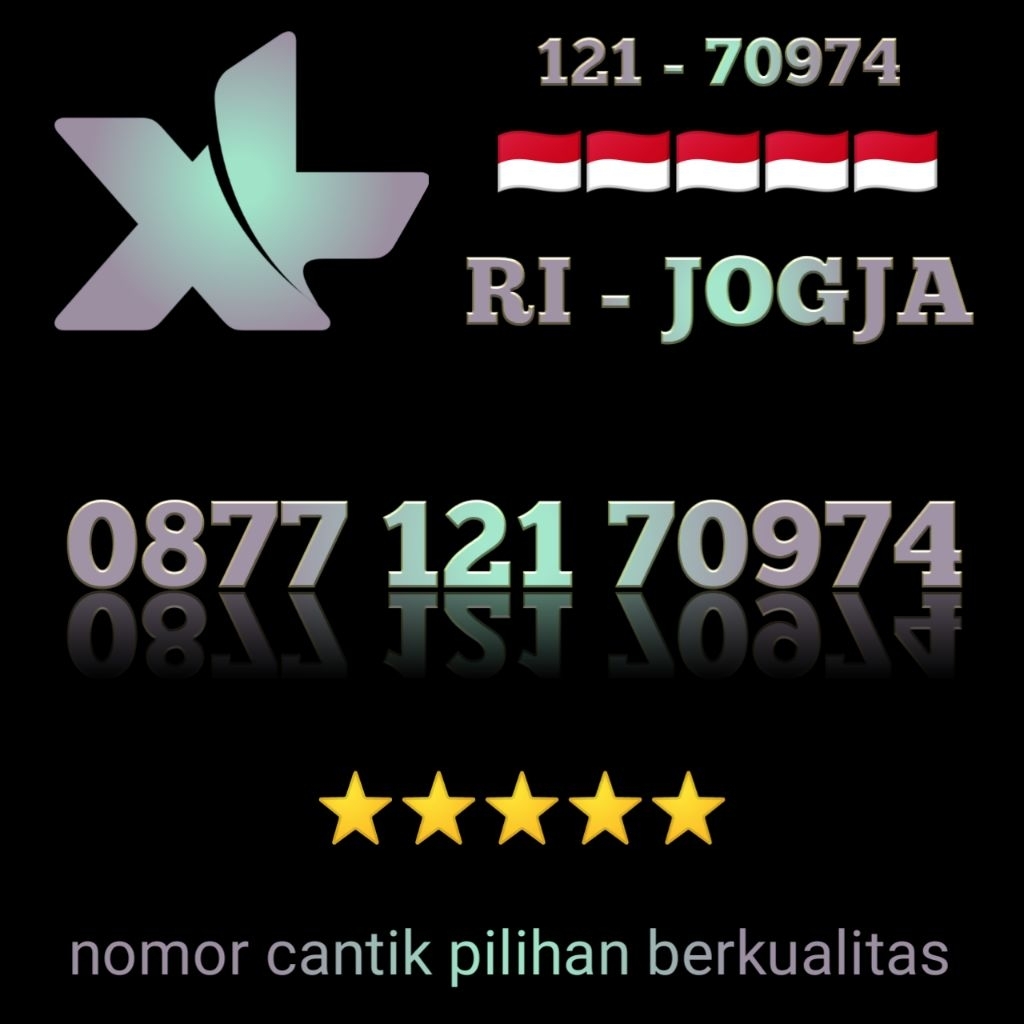 Nomor Cantik Exsclusive Varian Angka Super Berkarakter Limited Edition XL Axiata Berkualitas "RI - J
