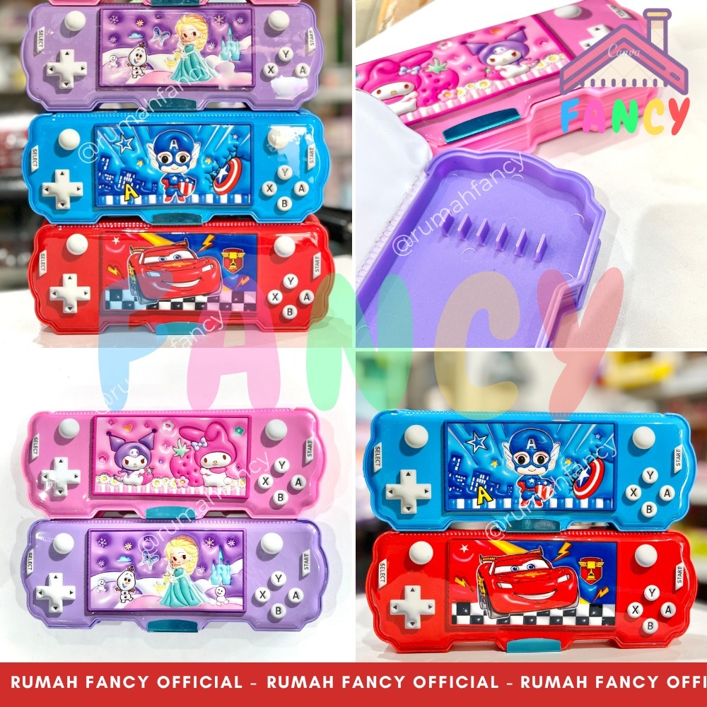 

[FREE DUS + BUBBLEWRAP] TEMPAT KOTAK PENSIL MAGNET BENTUK GAME CONTROL JH 1102 Remote Game / PSP