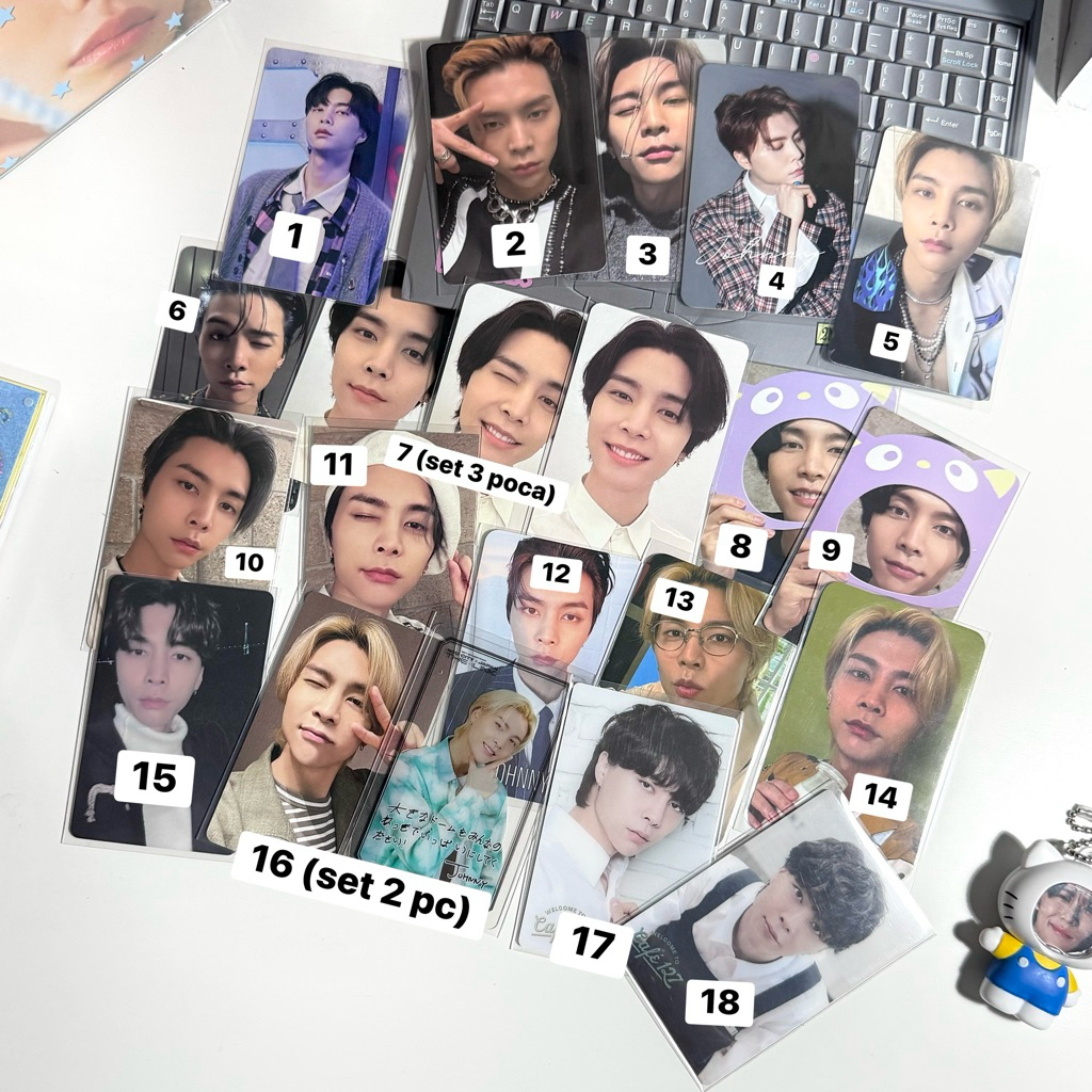 [PART 1] (BISA COD/GANTI KE SICEPAT) PHOTOCARD PC NCT 127 Johnny SMT Bus Kihno Arrival Birthday Chai