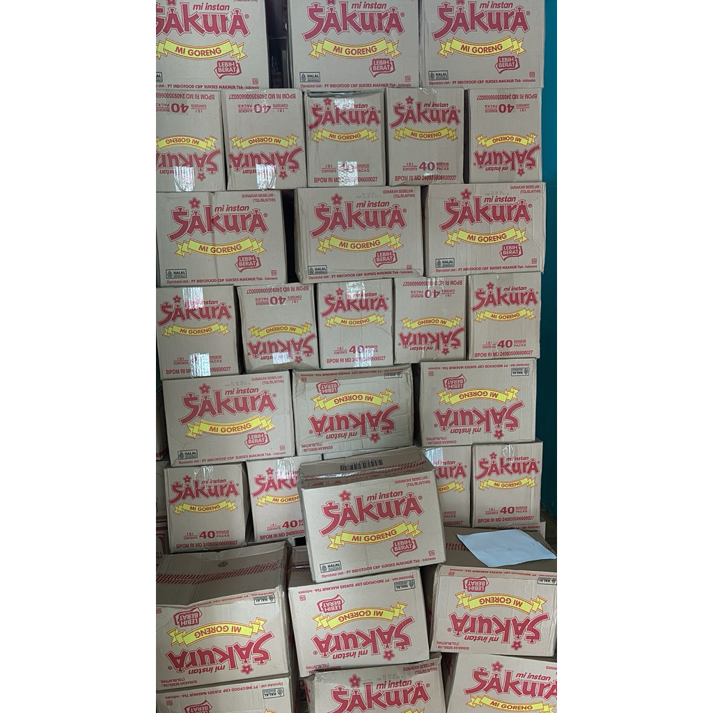 

sakura mie goreng 1dus isi 40