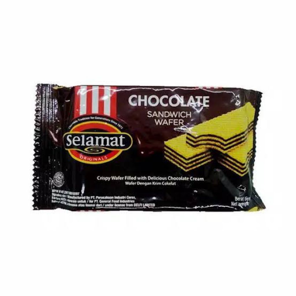 

Selamat Chocolate Sandwich Wafer 45 gram