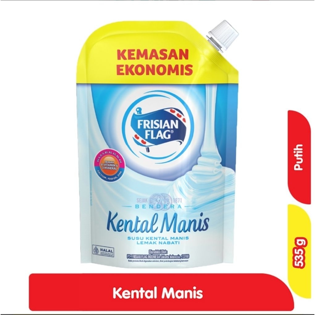 

FRISIAN FLAG KRIMER KENTAL MANIS 535Gr All Var