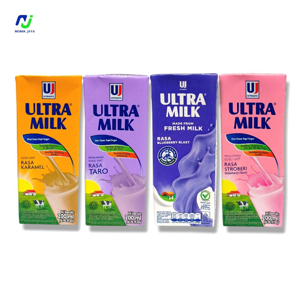 

Ultra Milk Susu UHT 200ML Paket 5 Pcs All Varian SUMBER VITAMIN