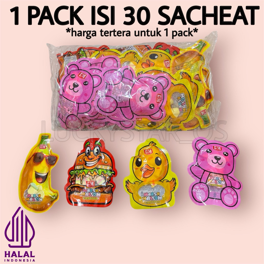 

DSM MARSHMALLOW KARTUN ISI 30 SACHEAT