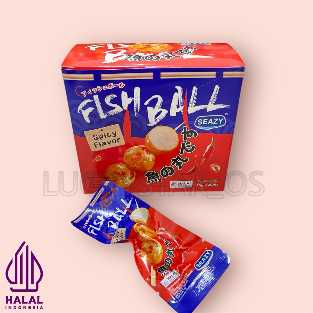 

SEAZY FISH BALL SPICY / CURRY ISI 20PCS @ 15GR