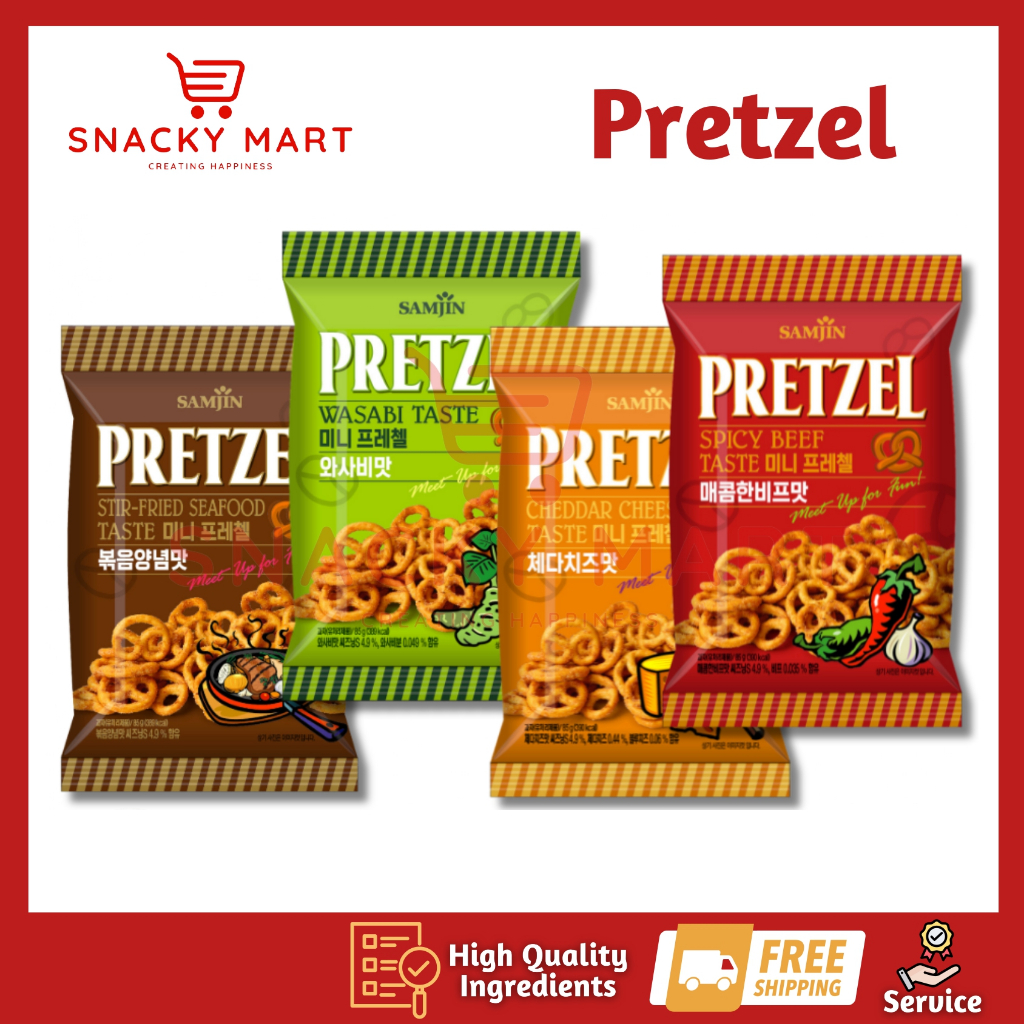 

Samjin Pretzel Korean Snack 85g / Biskuit Pretsel Samjin