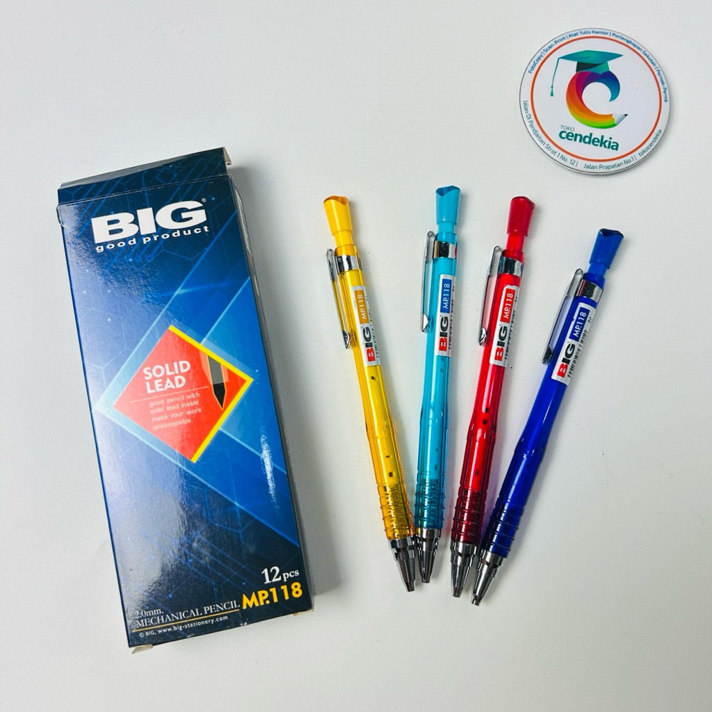 

Pensil Mekanik BIG 2.0mm MP-118 Mechanical Pencil