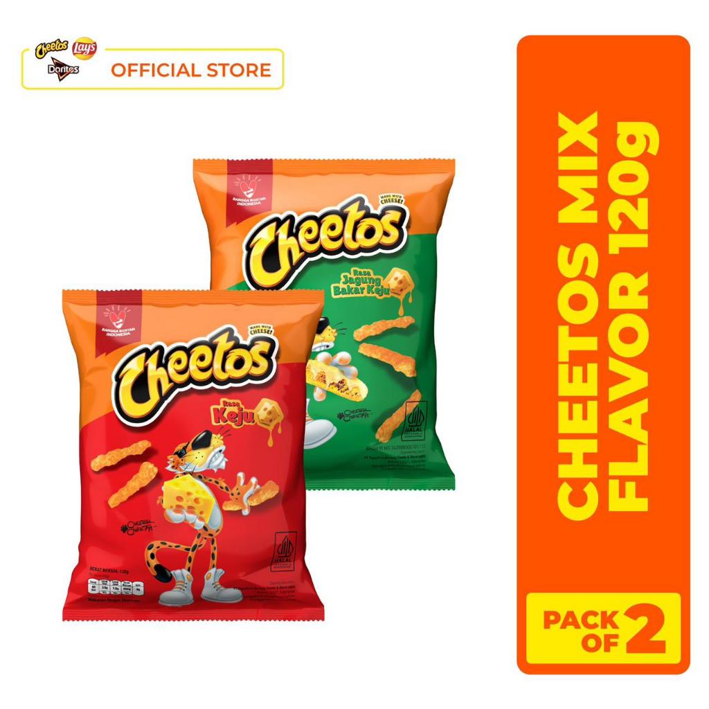 

Cheetos Mix Flavor 120gr - Pack of 2