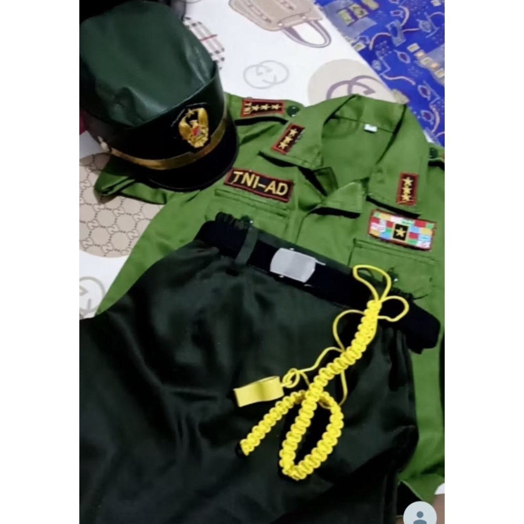 seragam profesi TNI AD anak / baju pdh tni ad anak / seragam tni ad anak laki laki / baju tni ad ana