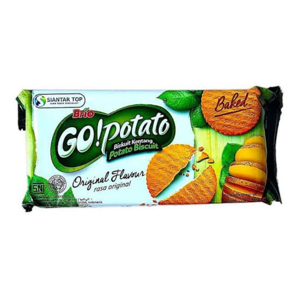 

Brio Crispy Biskuit Cracker Go Potato 56 gram