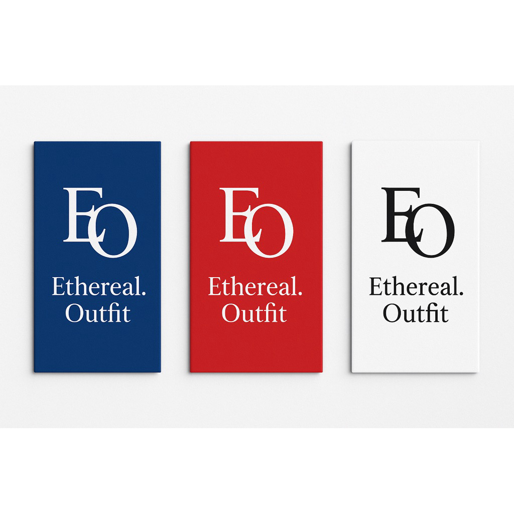 

Hang tag - Label celana - desain etherel.outfit - warna merah, biru, putih