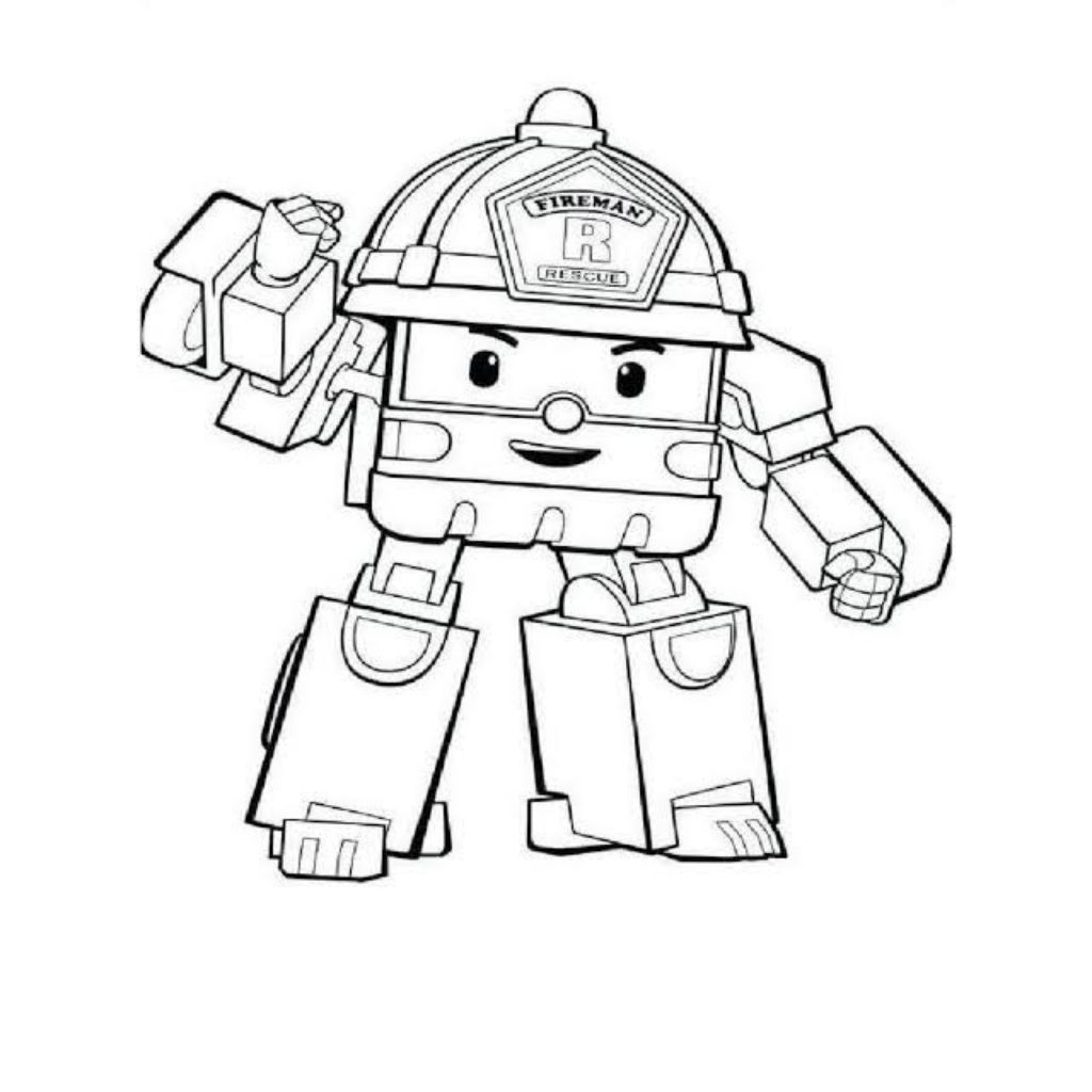 

20 Lembar Kertas Gambar Mewarnai Tema Robot Ukuran A4