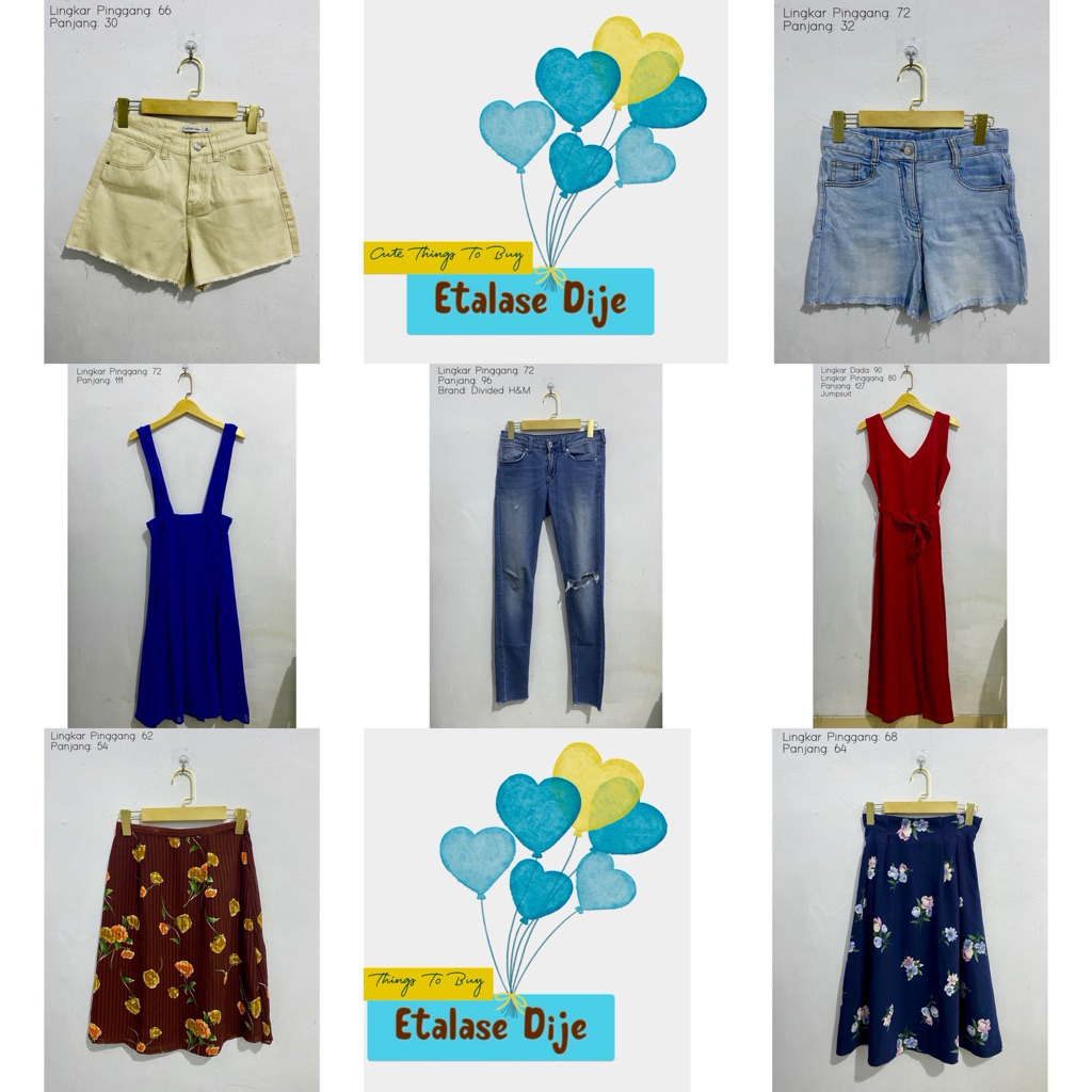 Rok Wanita (Preloved/Second) / Rok Preloved / Celana Wanita / Rok Preloved / Celana Preloved