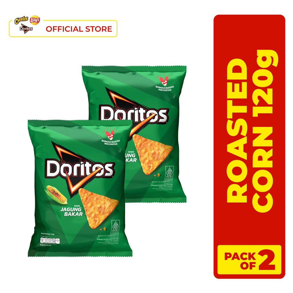 

Doritos Roasted Corn 120gr - Pack of 2