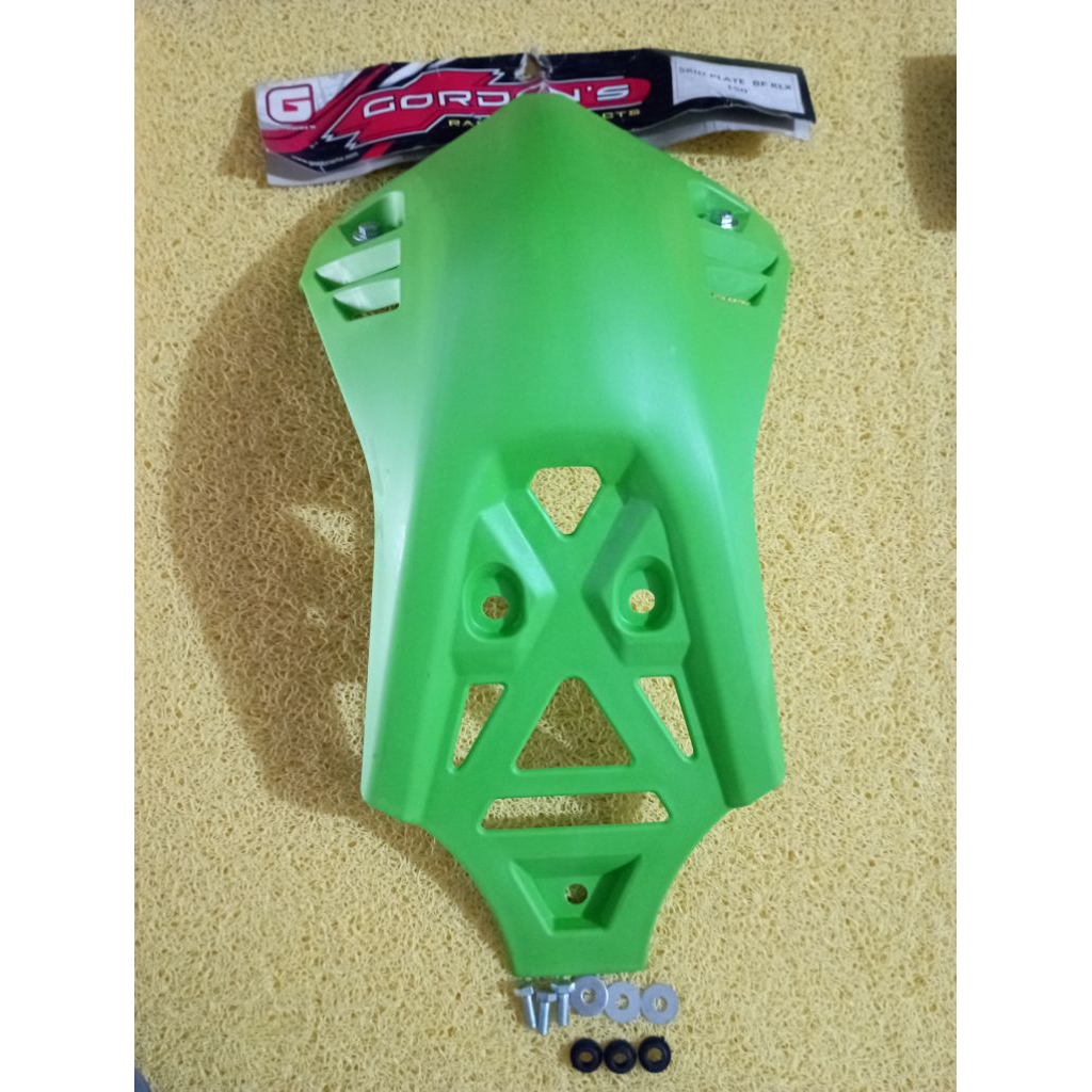 Tutup cover mesin bawah Klx Hijau Engine Guard Green Original Gordon