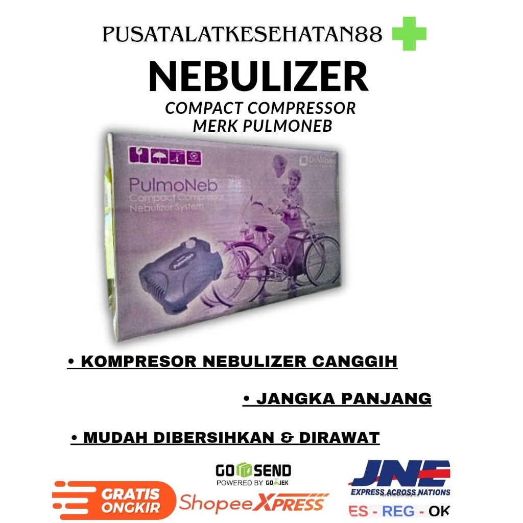 Nebulizer Compressor Devilbiss Pulmoneb 3655ix made by USA