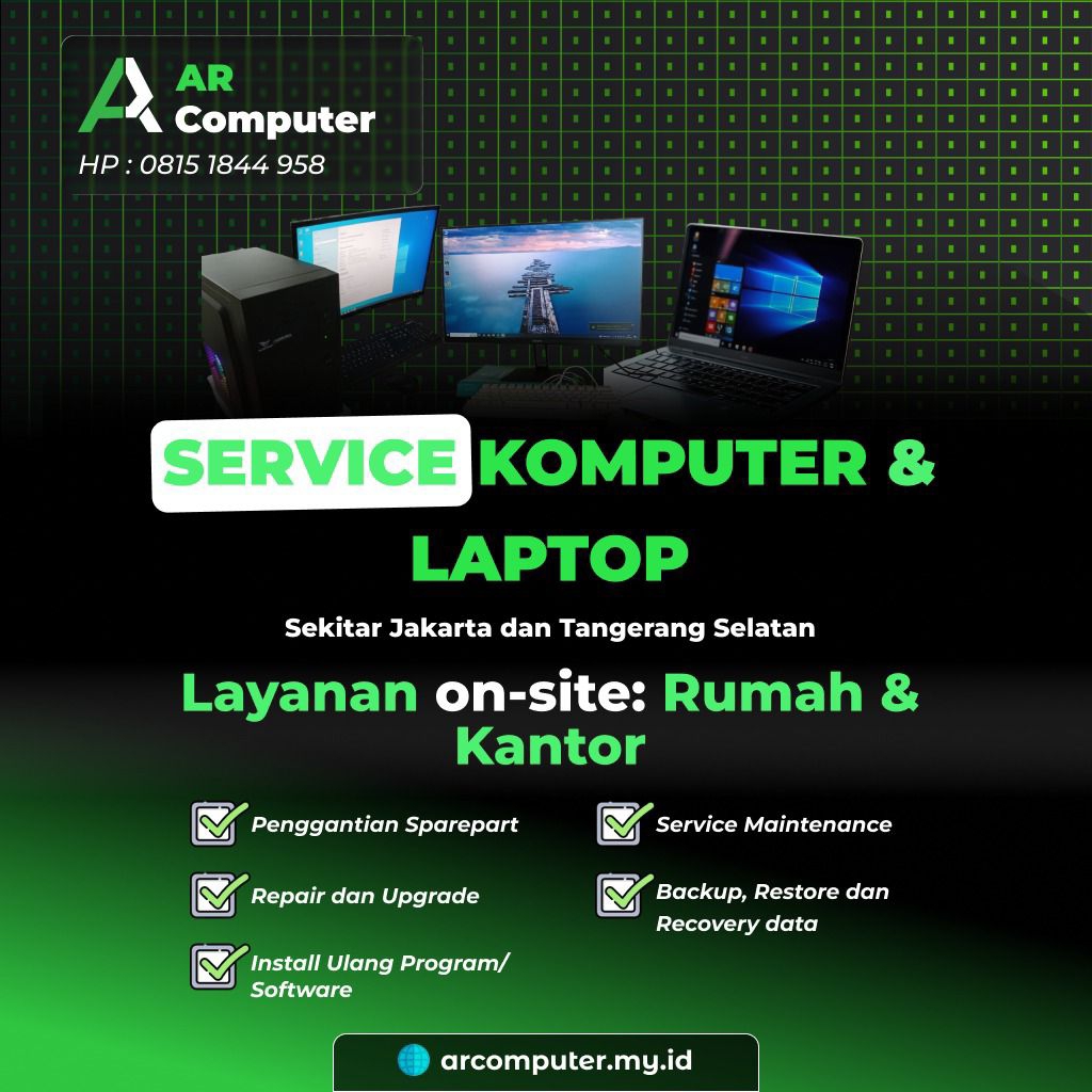 Jasa Service Komputer dan Laptop Jakarta dan Tangerang Selatan