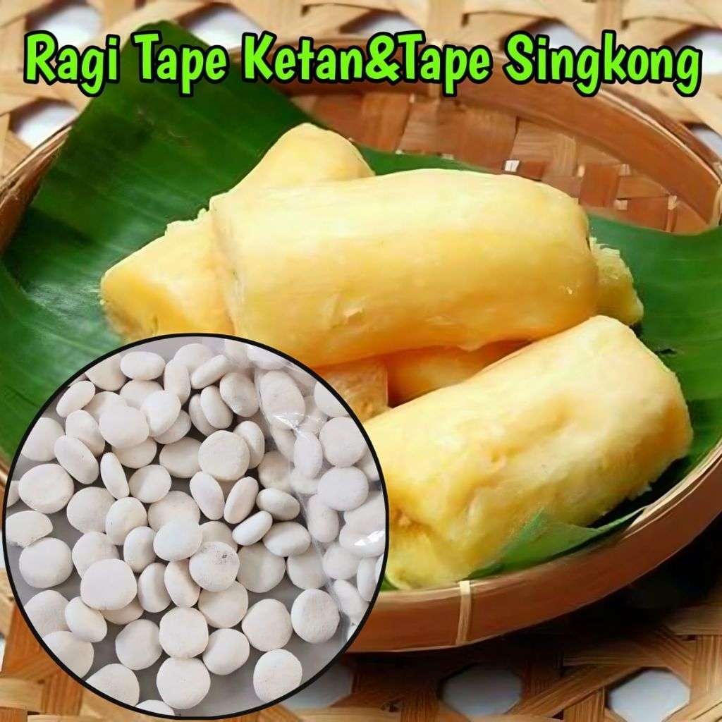 

Ragi Tape Ketan Ragi Tape Singkong Ragi Fermentasi Bahan Pembuatan Tape Uli Tape Singkong