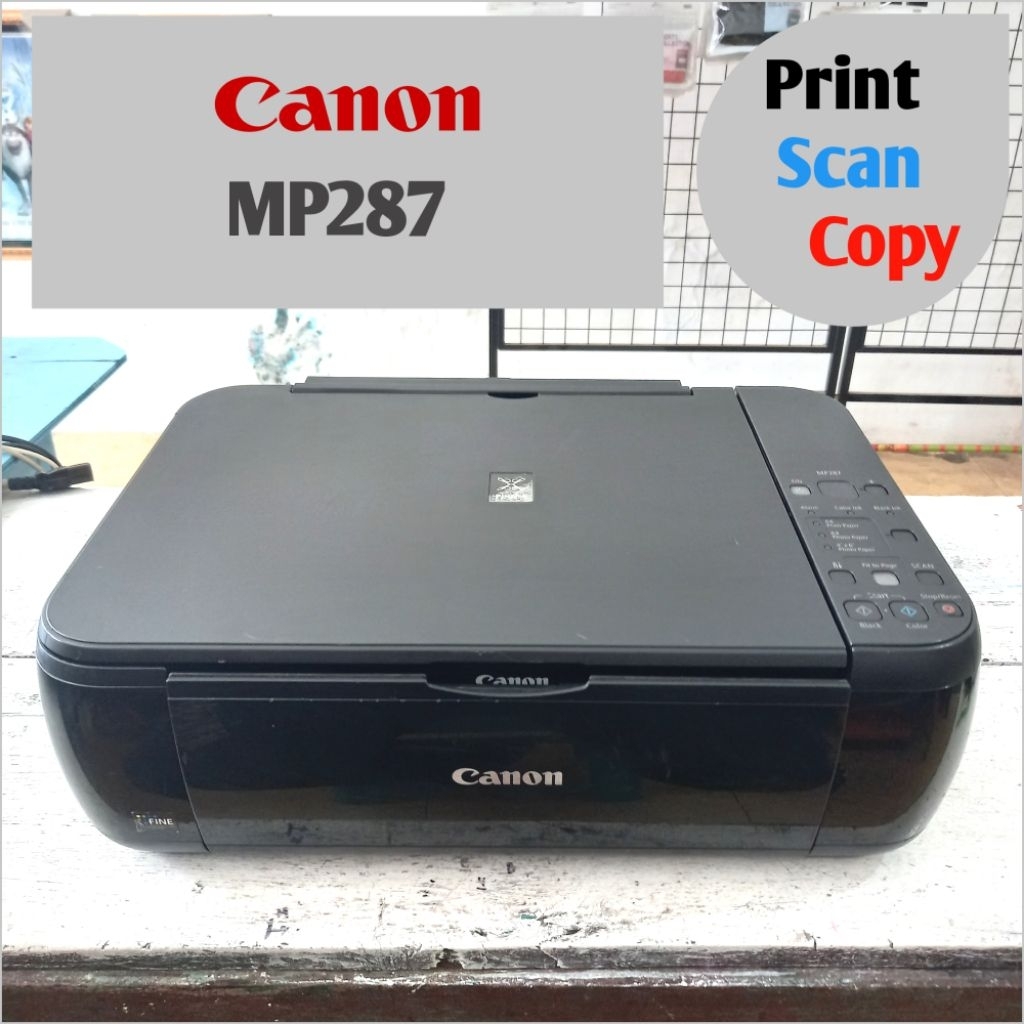 Bekas Bagus Printer CANON PIXMA MP287 ALL IN ONE Print Scan Copy (ORIGINAL)