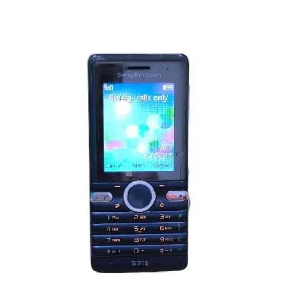 Sony Ericsson S312 Blue minus sinyal - bahan kanibalan.
