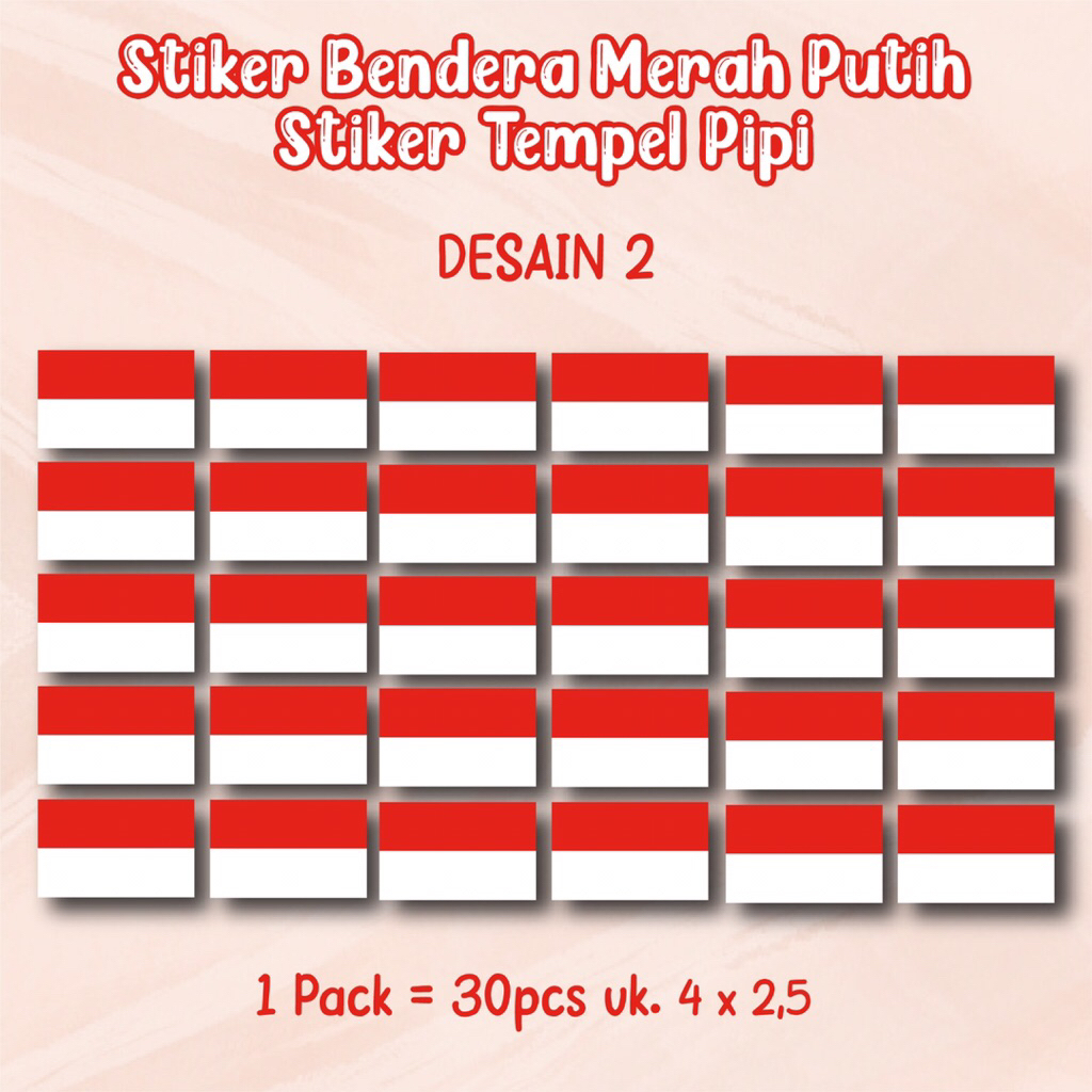 

stiker pipi bendera