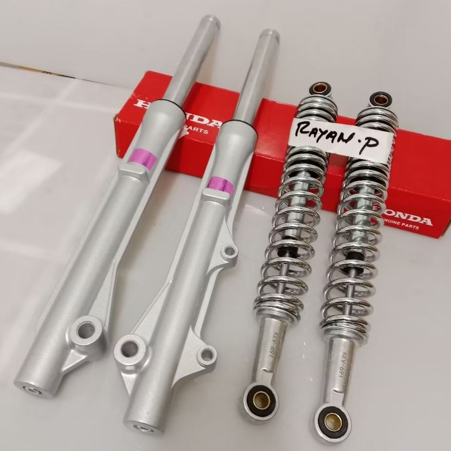 Sok Depan Tabung+Belakang Supra lama Supra fit Supra x Cakram KEV Original