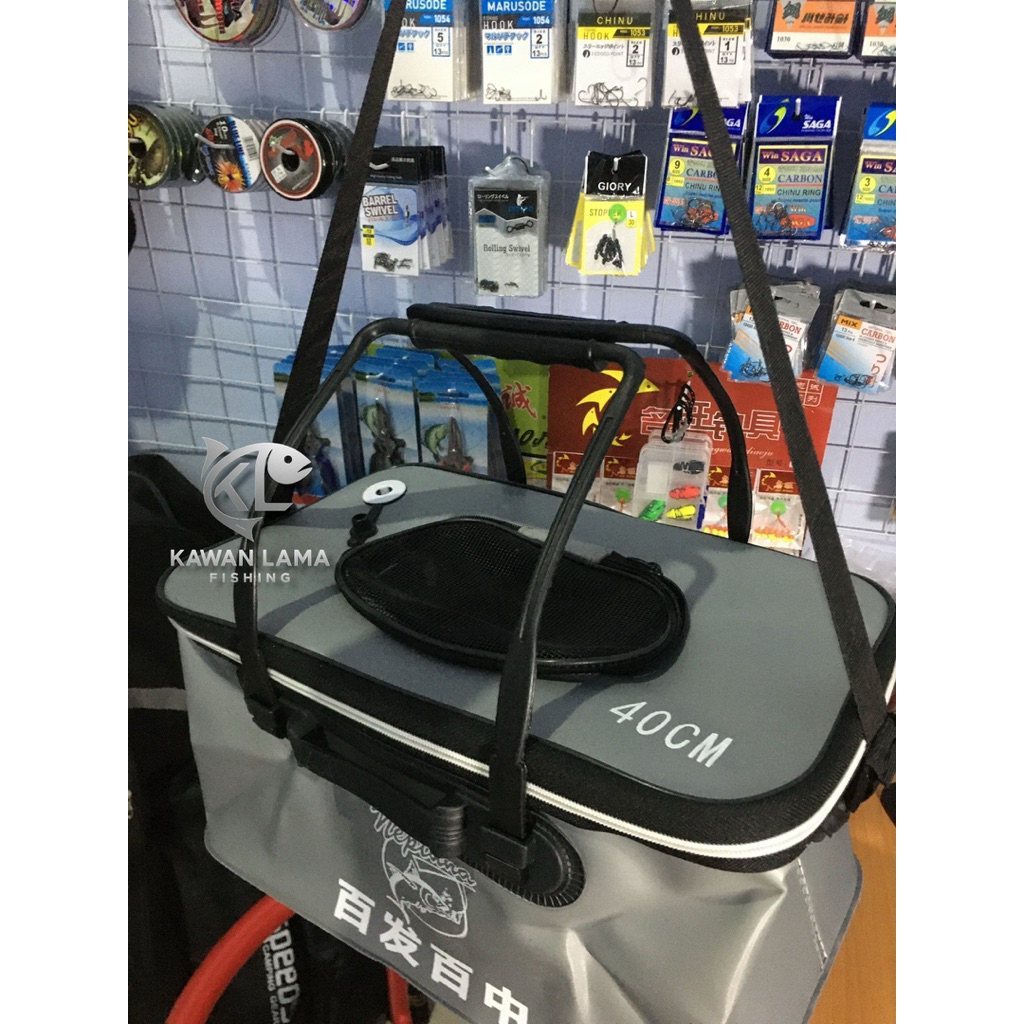 Tas Ikan Neftuna 40cm / Box Ikan Neftuna / Tas Memancing / Box Memancing / Tas Udang