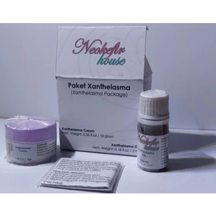 Paket Xanthelasma - Xanthelasma Cream 10 gram dan Xanthelasma Oil 5ml / Xanthelasma Cream