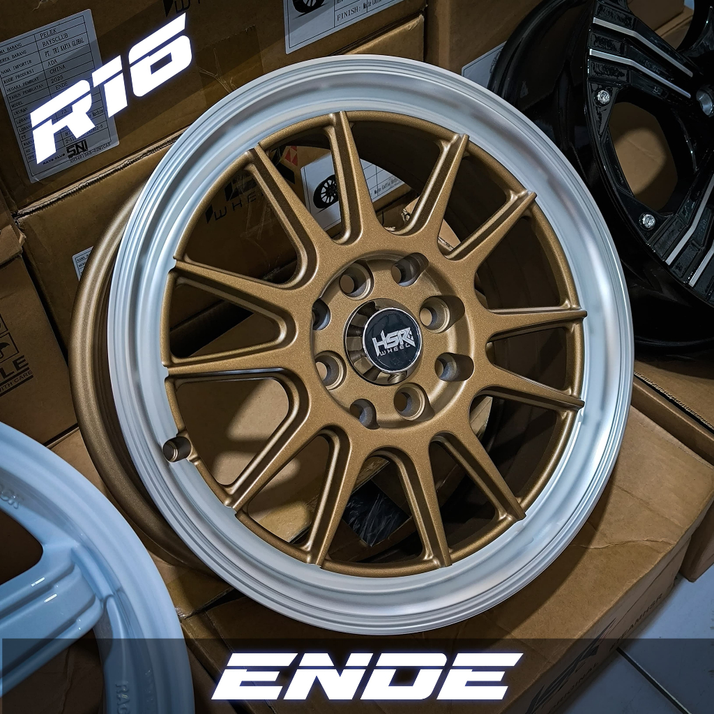 HSR ENDE RING 16 // VELG MOBIL RACING JAZZ YARIS AVANZA DLL R16 // HSR WHEEL OFFICIAL STORE