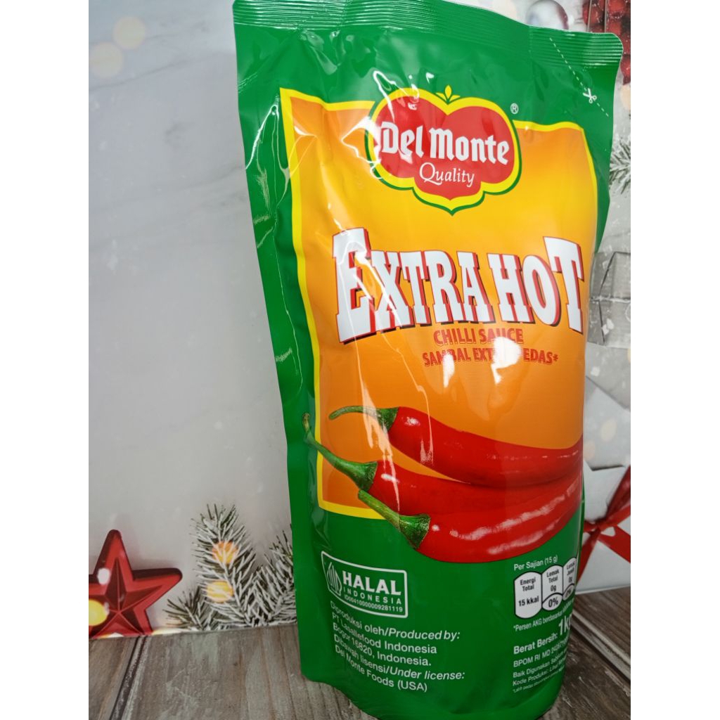 

Saos Sambal Extra Pedas Extra Hot Del Monte Quality Chili Sauce 1kg