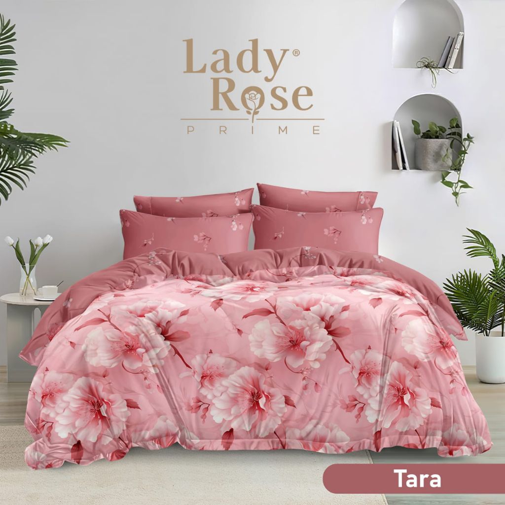 Lady Rose - Bedcover Lady Rose Set Queen 160x200 King 180x200 Tinggi 30cm Motif Terlaris