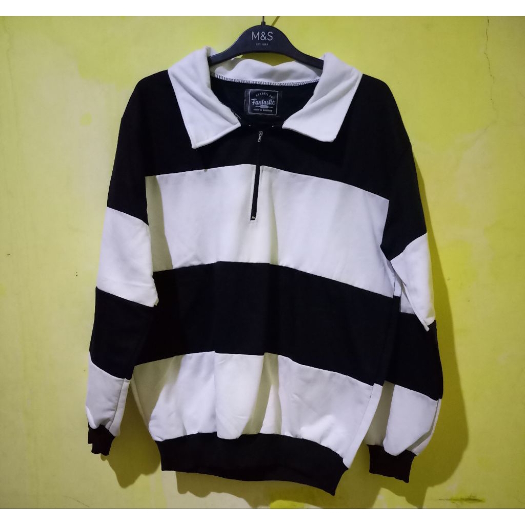 Sweater Salur Halfzipp