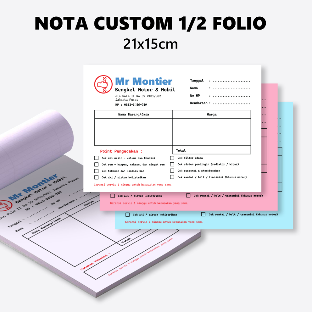 

Nota Custom 1/2 Folio Full Color