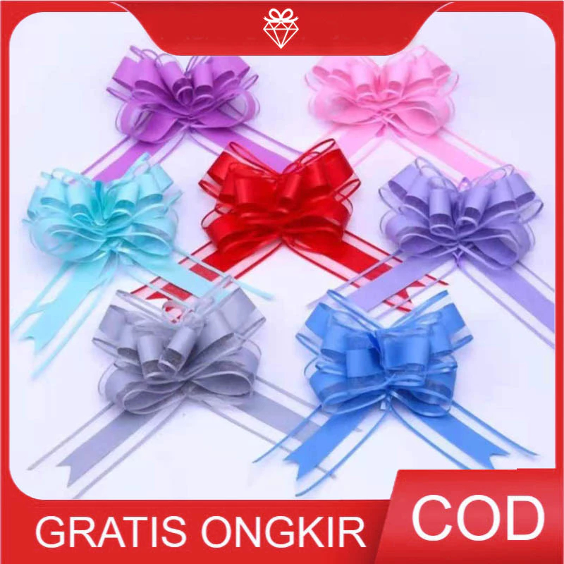 

A38 ADENSURADEN Pita Tarik Jumbo Import - Pita buket bunga PS010