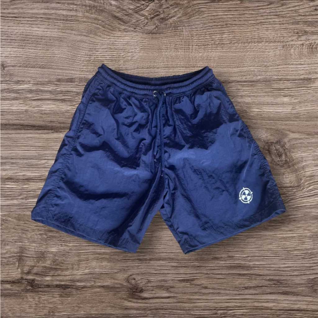 DESTROYER/ boarshort cringkle/ celana pendek BIRU NAVI/ celana casual/ unisex pria wanita casual