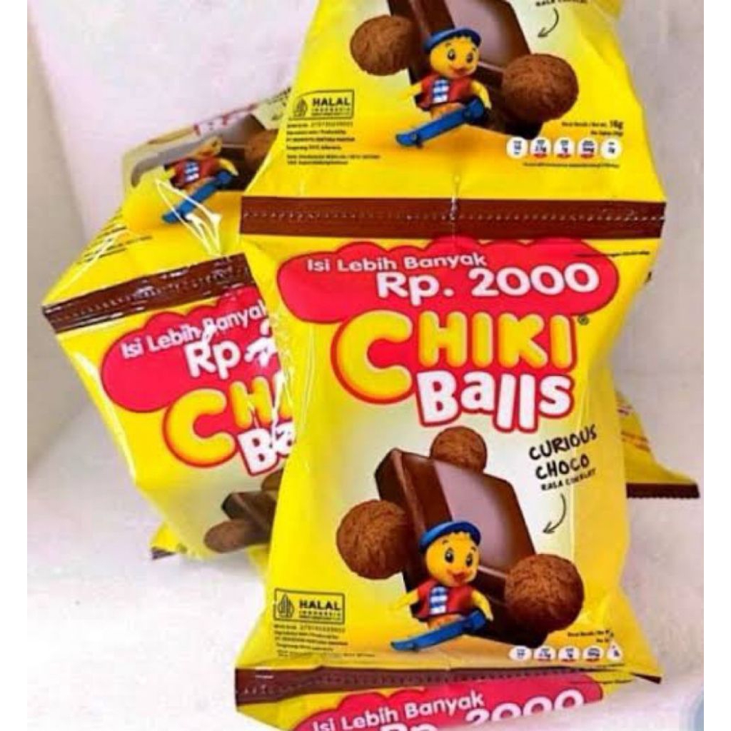 

Chiki Balls 2000 Rasa Ayam/Keju/Coklat 1 Renceng Isi 10 Pcs