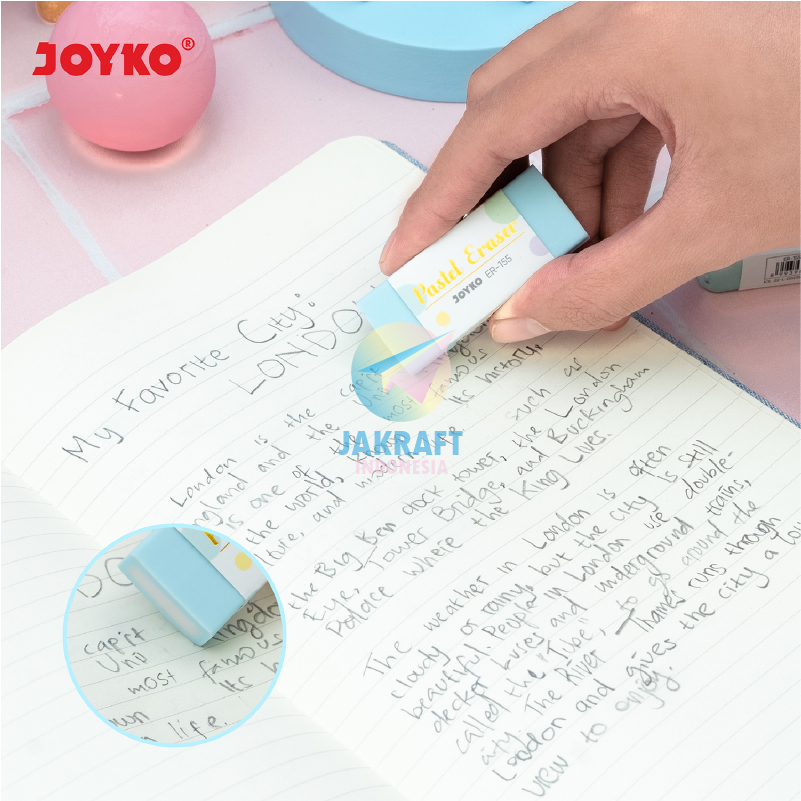 

(1 Pcs) Penghapus Pensil Permen Pastel Elastis JOYKO ER-155 Candy Elastic Rubber Eraser Segala Pensil Dust Free Clean Erasing Pasti Bersih Tanpa Ampas