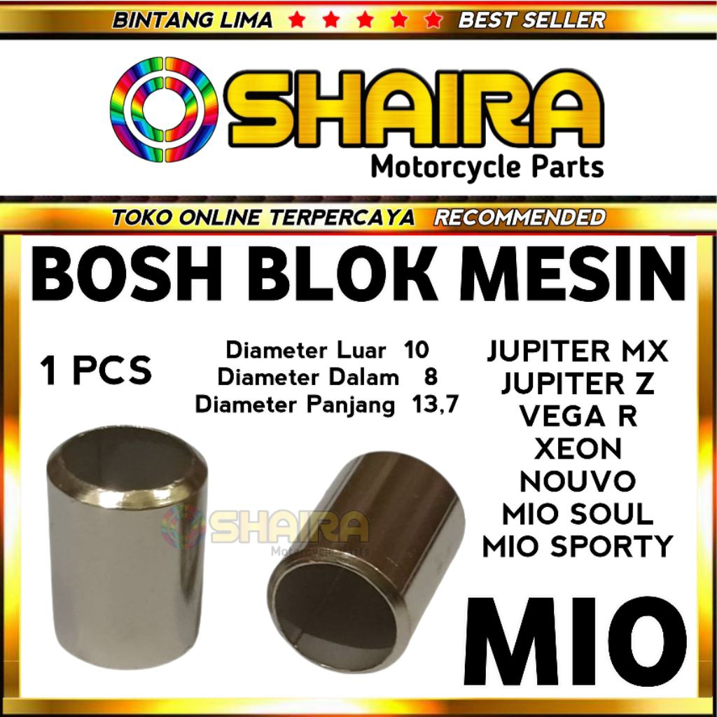 BOSH BLOK MESIN MIO SPORTY / JUPITER Z / JUPITER MX / MIO SOUL / VEGA R / NOUVO / XEON BOSH BLOK MES
