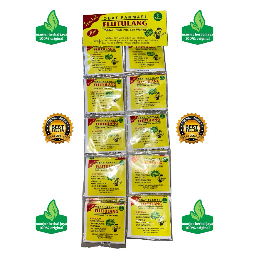 flu tulang farmasi asli obat herbal pegel linu & rheumatik